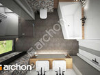 gotowy projekt Dom w jabłonkach 11 Wizualizacja łazienki (wizualizacja 3 widok 4)
