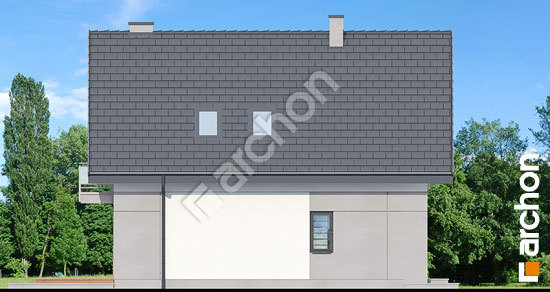 Elewacja boczna projekt dom w topazach 8f1d9756b70ccc409e21f2f38ae5b447  265