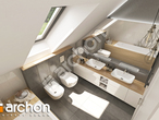gotowy projekt Dom w topazach Wizualizacja łazienki (wizualizacja 3 widok 4)
