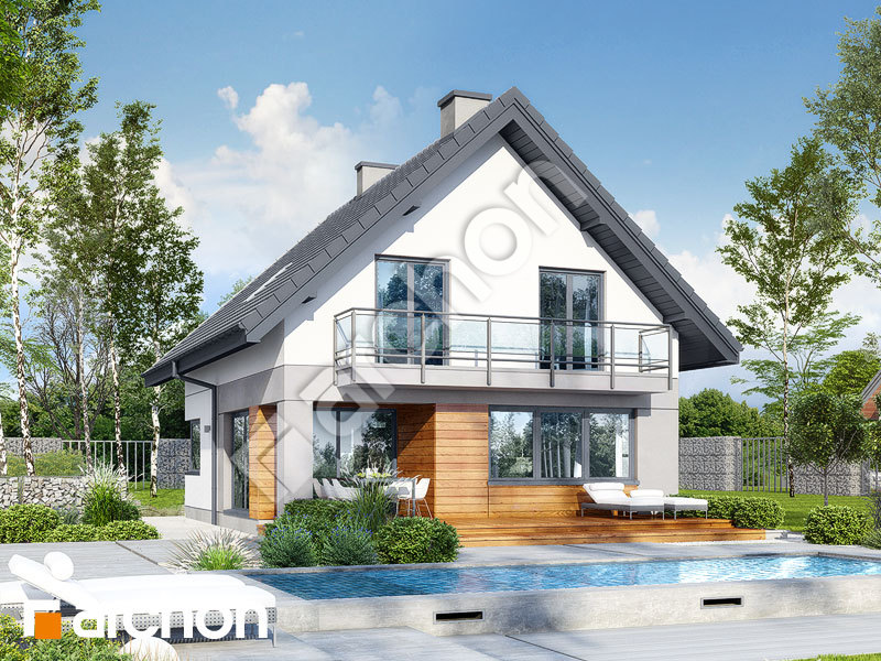 gotowy projekt Dom w topazach widok 2