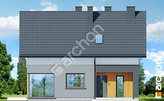 Elewacja frontowa projekt dom w wisteriach 18 6dbb43a63924f5d99576da3a34ddc4dc  264