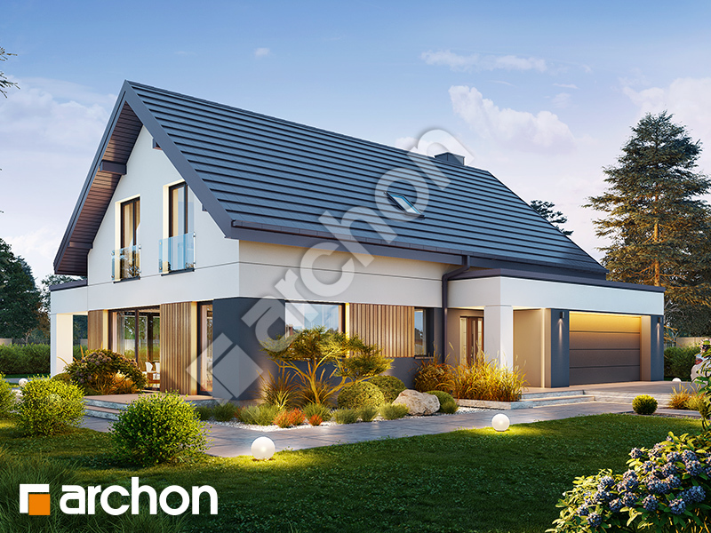 gotowy projekt Dom w afaskach 3 (G2AE) widok 2