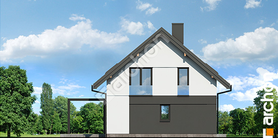 Elewacja boczna projekt dom w malinowkach 54 b41b90798f6f7fee53050573b4d72b52  266