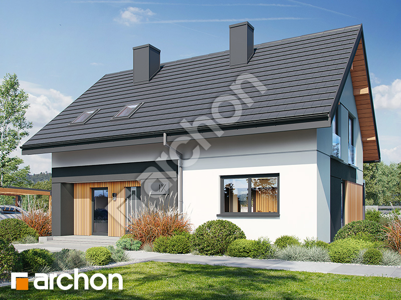 gotowy projekt Dom w malinówkach 54 widok 2