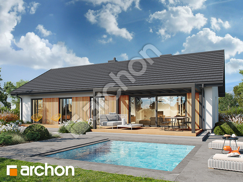 gotowy projekt Dom w skalnicach 3 widok 2