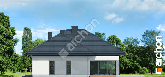 Elewacja ogrodowa projekt dom w nigellach 4 g2 c0c9a1eebce558cef9a04644e6d0a488  267