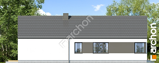 Elewacja boczna projekt dom w czosnkach e 0d8f082952ab4e33baecdb910de583fa  266