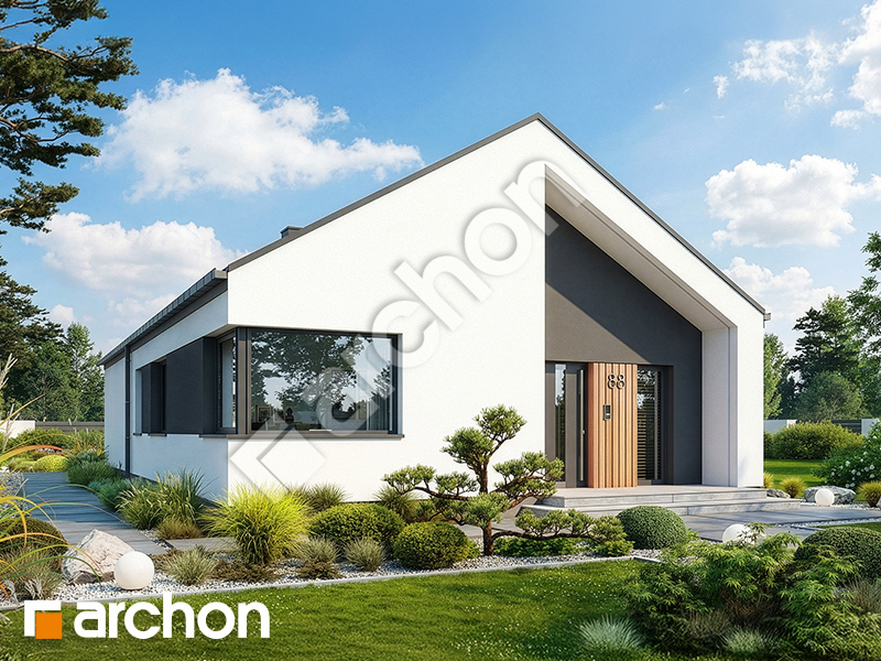 gotowy projekt Dom w czosnkach (E) widok 2