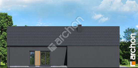 Elewacja boczna projekt dom w mennicach 2 ge oze c68cfd028dda217103578b165ddea6e4  266