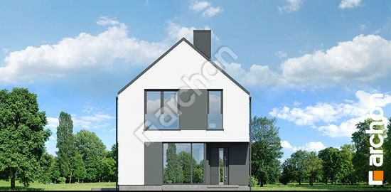 Elewacja frontowa projekt dom w szalwii 2 36847b2c22555f7aba1de2e1cfc62c40  264