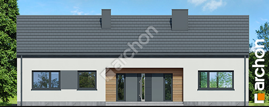 Elewacja frontowa projekt dom w kosaccach 16 na 66a9b3e99e072182e7a54947d606f7ba  264