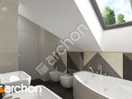 gotowy projekt Dom w miodownikach Wizualizacja łazienki (wizualizacja 3 widok 3)