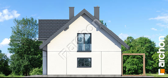 Elewacja boczna projekt dom w balsamowcach 15 g 3b08b8b358bb4be34130022223326df4  266