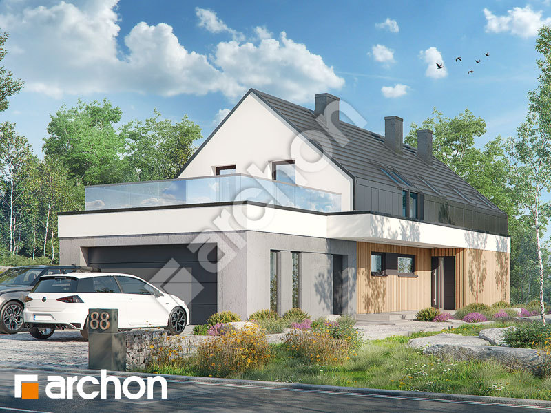 gotowy projekt Dom w estragonie 3 (G2) widok 2
