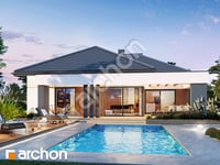 gotowy projekt Dom pod złotokapem 2 (G2E) widok 1