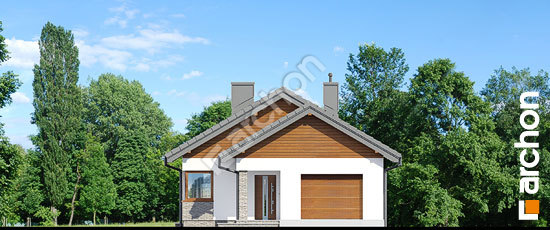 Elewacja frontowa projekt dom w liredach 501294d76cc44f895cf8d34d75579f3a  264
