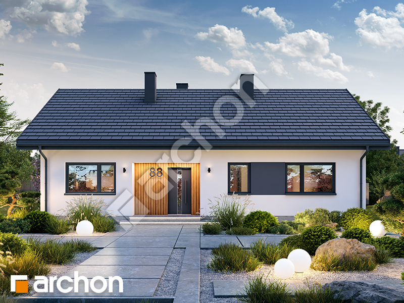 gotowy projekt Dom w lipiennikach 14 