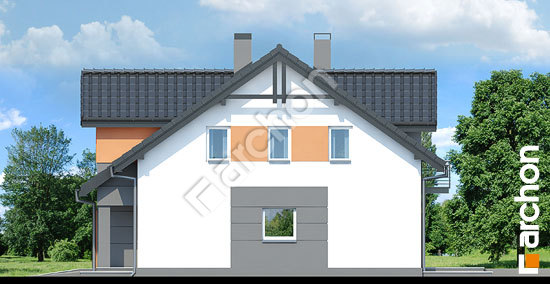 Elewacja boczna projekt dom w klematisach 9 a ver 2 14100ec05a60ca95280917a97d696073  265