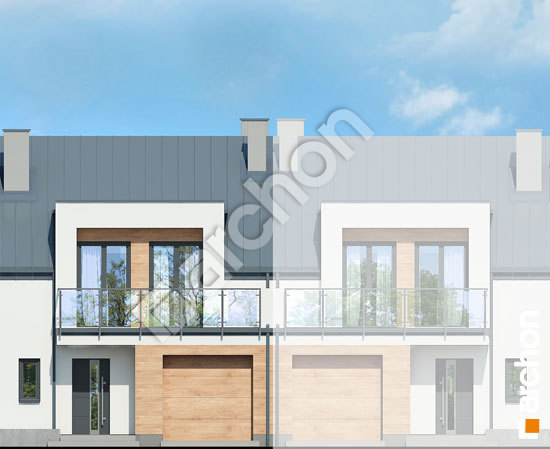 Elewacja frontowa projekt dom w klematisach 25 s a4210e424119c5159d2a0598ae263787  264