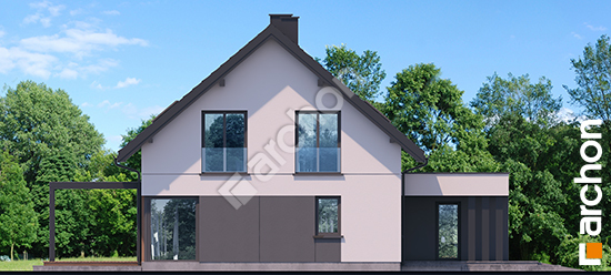 Elewacja boczna projekt dom w lunariach ge a1b0e6c9fa2f5610b02c598e1100a431  266