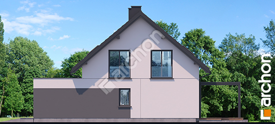 Elewacja boczna projekt dom w lunariach ge c019a307480a6680b52fbeeb24f32c57  265