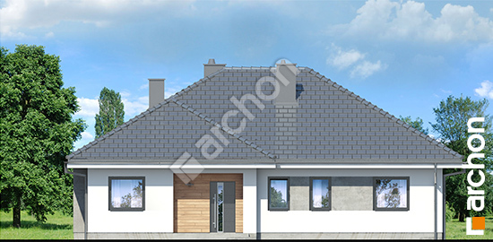 Elewacja frontowa projekt dom w bodziszkach 2 t 7cbd1cd9896b25249fb626af6dbc16ae  264