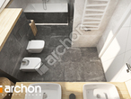 gotowy projekt Dom w kortlandach 4 (G2) Wizualizacja łazienki (wizualizacja 3 widok 5)