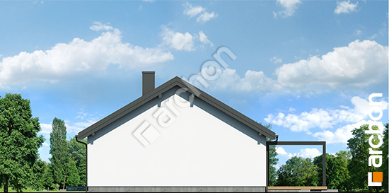 Elewacja boczna projekt dom w skalnicach e oze 9281ed3baec3b616da326ca26e69d726  265