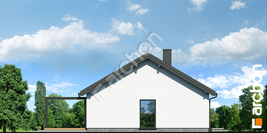 Elewacja boczna projekt dom w skalnicach e oze b6d815cbdda40253adaeeca164a96e0a  266