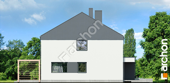 Elewacja boczna projekt dom w narcyzach 7 r2 b7800ee73ea45818bf82c34735b1d199  266
