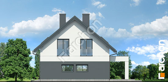 Elewacja boczna projekt dom w dipladeniach 3 b030df896e44f322933b65505a88cde5  265