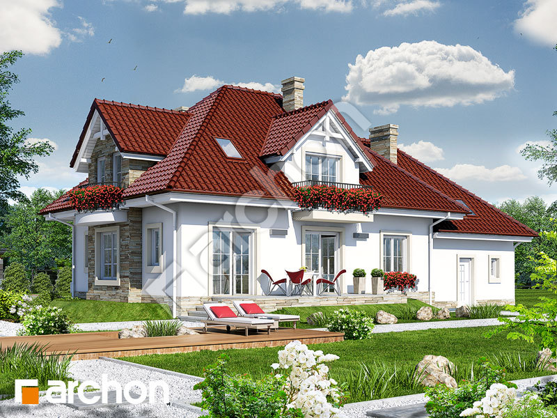 gotowy projekt Dom w kaliach (G2) widok 1