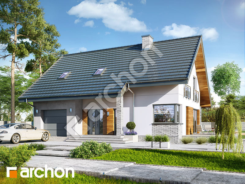 gotowy projekt Dom w aurorach 3 widok 1