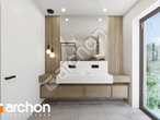 gotowy projekt Dom w malinówkach 7 (E) OZE Wizualizacja łazienki (wizualizacja 3 widok 1)