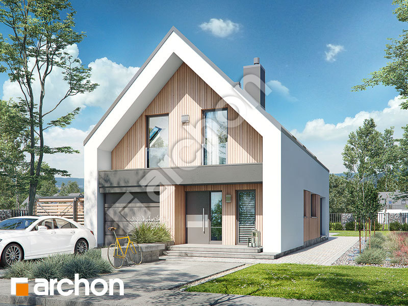 gotowy projekt Dom w papawerach (A) widok 2