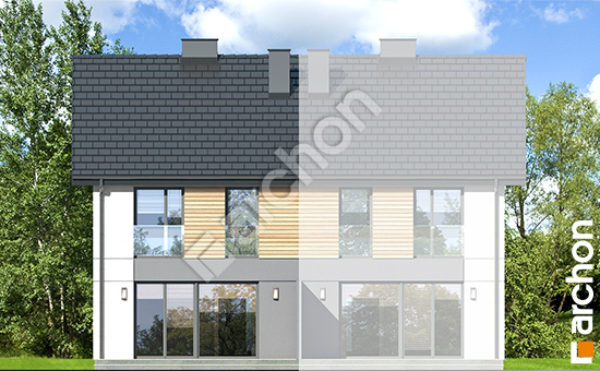 Elewacja ogrodowa projekt dom w riveach 6 gb cef8d6f3a4af16972f0cc639839e6d7a  267