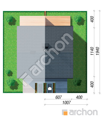 gotowy projekt Dom w riveach 6 (GB) sytuacja