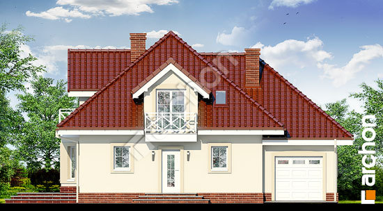 Elewacja frontowa projekt dom w nektarynkach ver 2 6f13e381e3cea9545a12dcb57419dda5  264