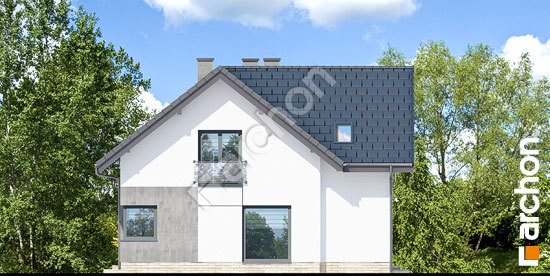 Elewacja boczna projekt dom w laurencjach ef9bd94d6c7df13f17be6820fce69523  265