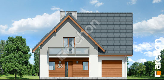 Elewacja frontowa projekt dom w sasankach 3 g 2821af5e60cc492d5b8cc282b3536b56  264