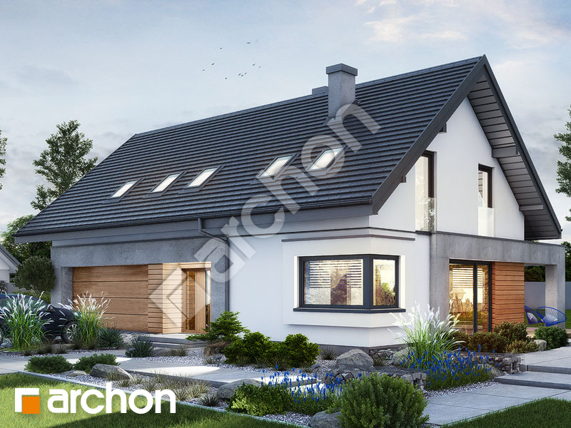 gotowy projekt Dom w malinówkach 8 (G2) widok 1