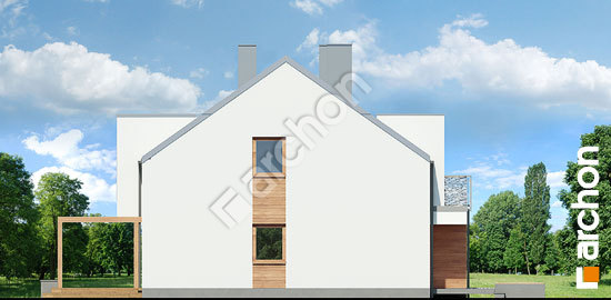 Elewacja boczna projekt dom w klematisach 22 r2 ver 2 3a3f9d21550fa4082e39e28ca0578aeb  266