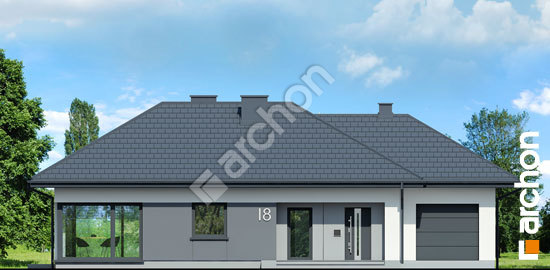Elewacja frontowa projekt dom w piwoniach 3 g d189412d272964fd7c93d3191a406d7c  264
