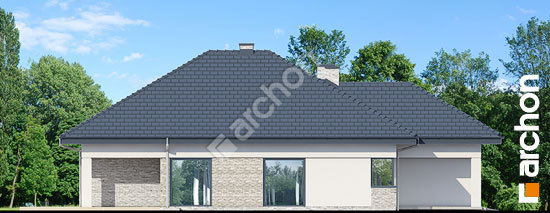 Elewacja boczna projekt dom w renklodach 2 8742beb4a9caf36f0d907f47dfc4bc09  266
