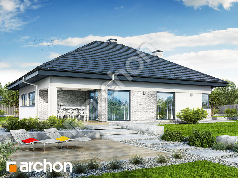 gotowy projekt Dom w renklodach 2 widok 2