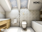 gotowy projekt Dom w wisteriach (T) Wizualizacja łazienki (wizualizacja 1 widok 3)