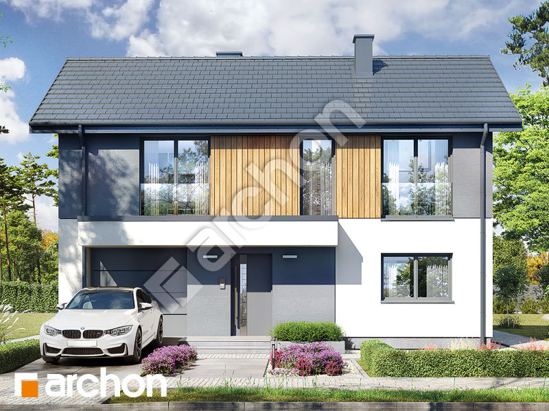 gotowy projekt Dom w iberisach 2 (G) widok 1