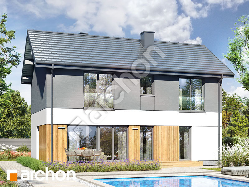 gotowy projekt Dom w iberisach 2 (G) widok 2