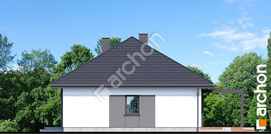 Elewacja boczna projekt dom w tymotkach 2 e 32cbc095e5272339bafee0d80f4dad00  265