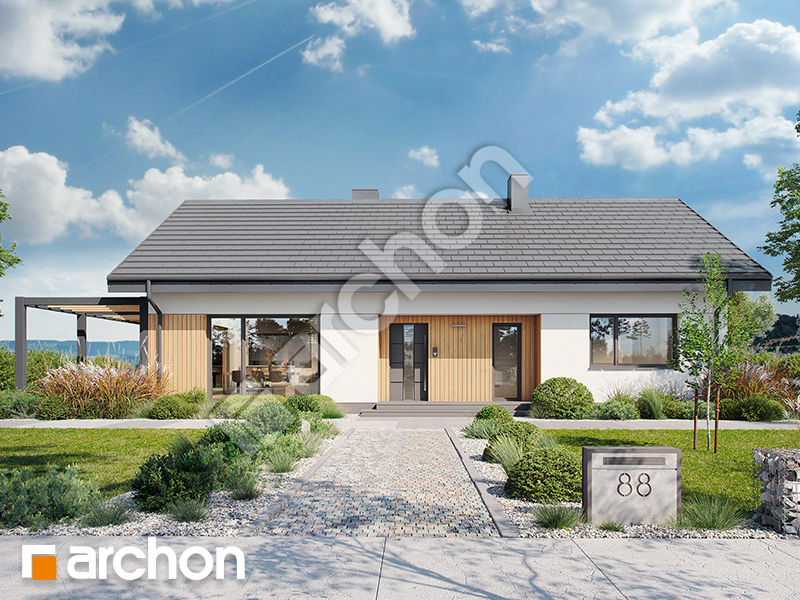 gotowy projekt Dom w lipiennikach 11 widok 2